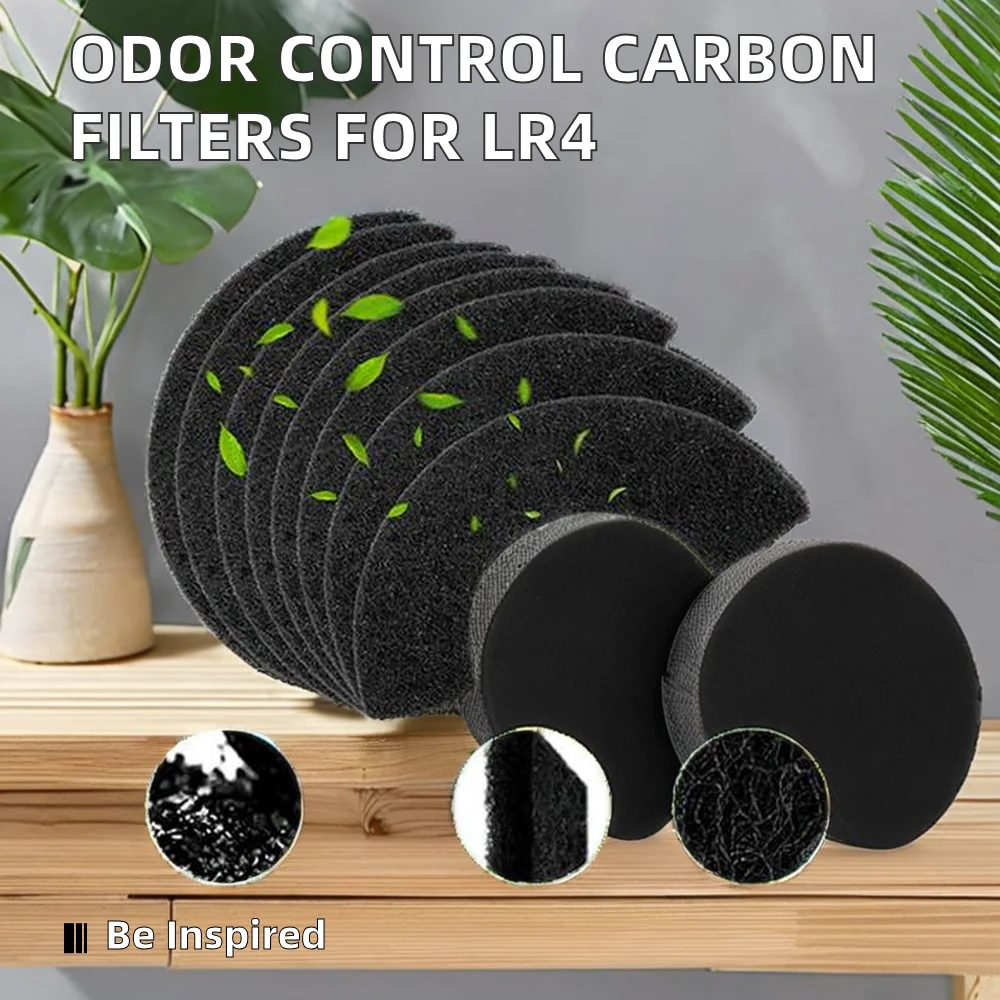 Household  4 Compatible Carbon Filters Replacement Odor Control Filters Replace for Litter-Robot 4