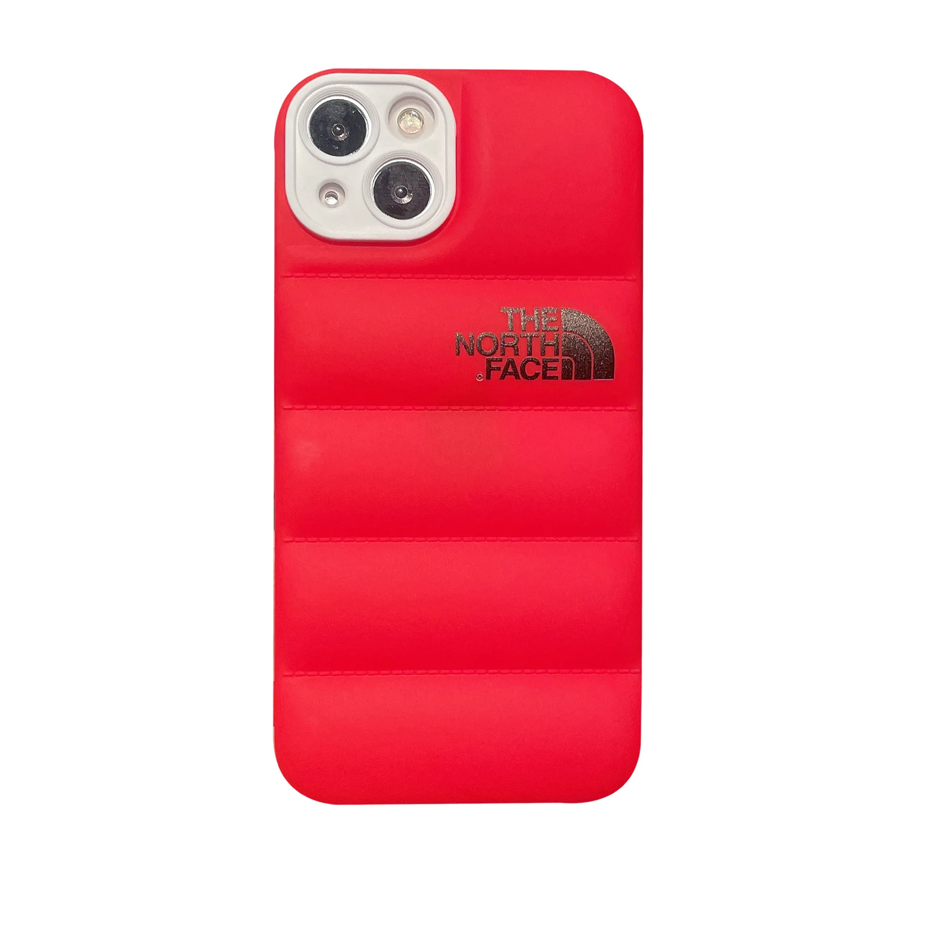 Ins Style North Face Puffier хлопковая куртка ТПУ чехол для сотового телефона iPhone 14 13 12 11 PROMAX X XS XSMAX XR 7P