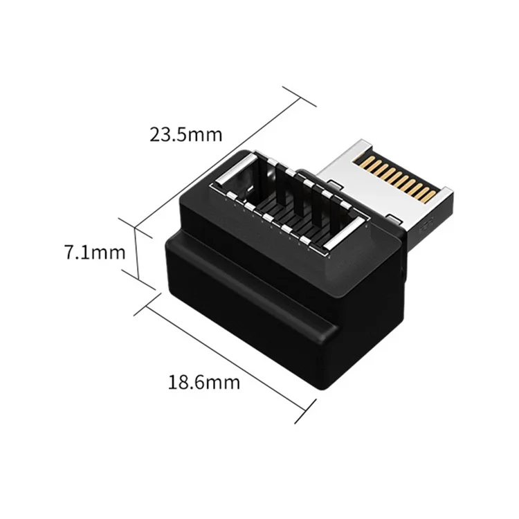 USB 3.1 Front Panel Header Type E to USB C Type C Expansion Cable Adapter Connector for Desktop Computer Motherboard Plug