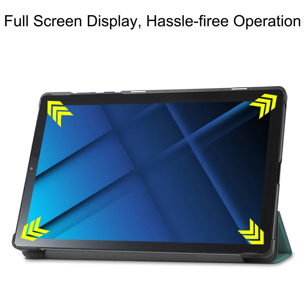 PU Leather Tri-Fold Standing 10.3 inch Tablet PC Cover Case for Lenovo Tab 6