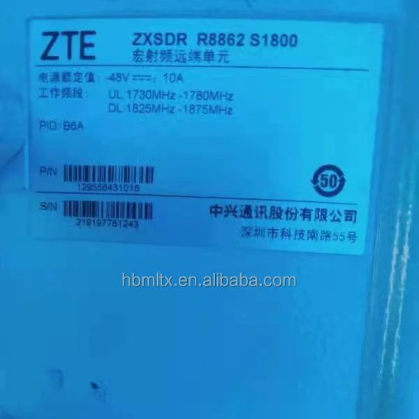ZTE ZXSDR R8862A S2100 RRU ZXSDR R8862 R8862A S2100 S8500 S9000 with PID A6A/A6B