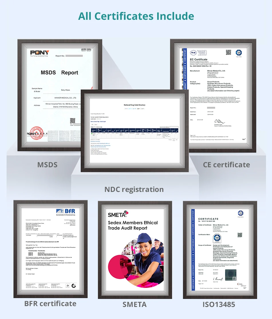 Winner Natural Household 70% Isopropyl Alcohol Cleaning Wet Wipes Custom Wet Wipes Biodegradable