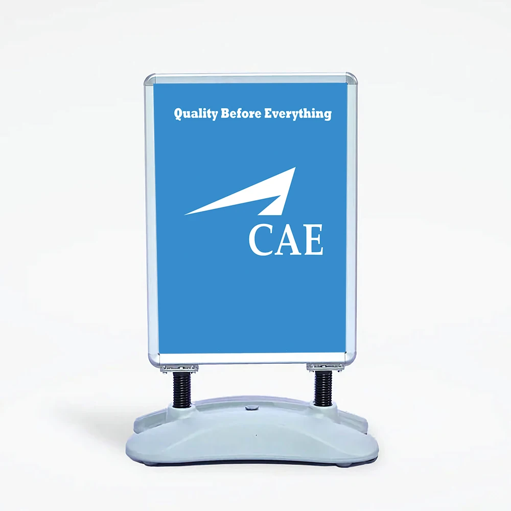 Outdoor Advertising Signs double sided waterbase poster stand sidewalk pavement signs
