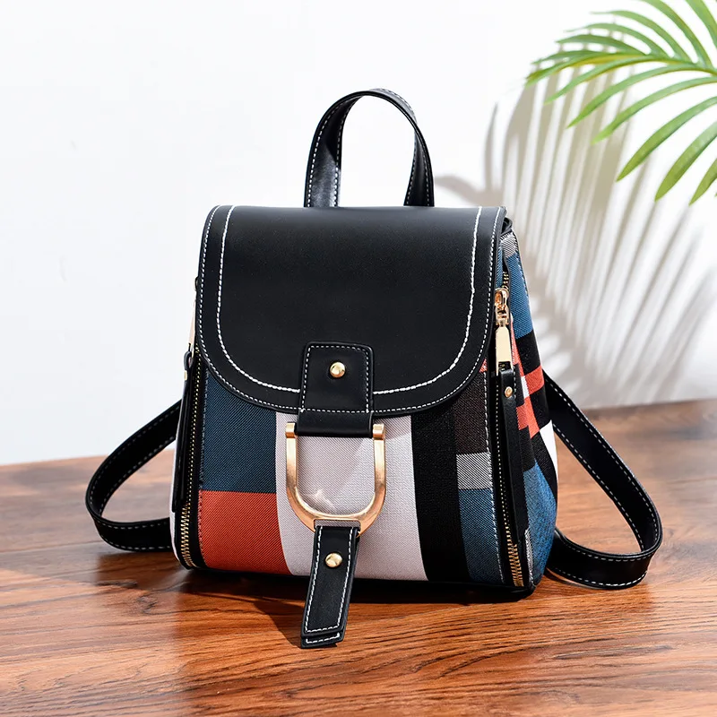 High Quality Good Selling pattern pu backpack for women leather back pack backpack