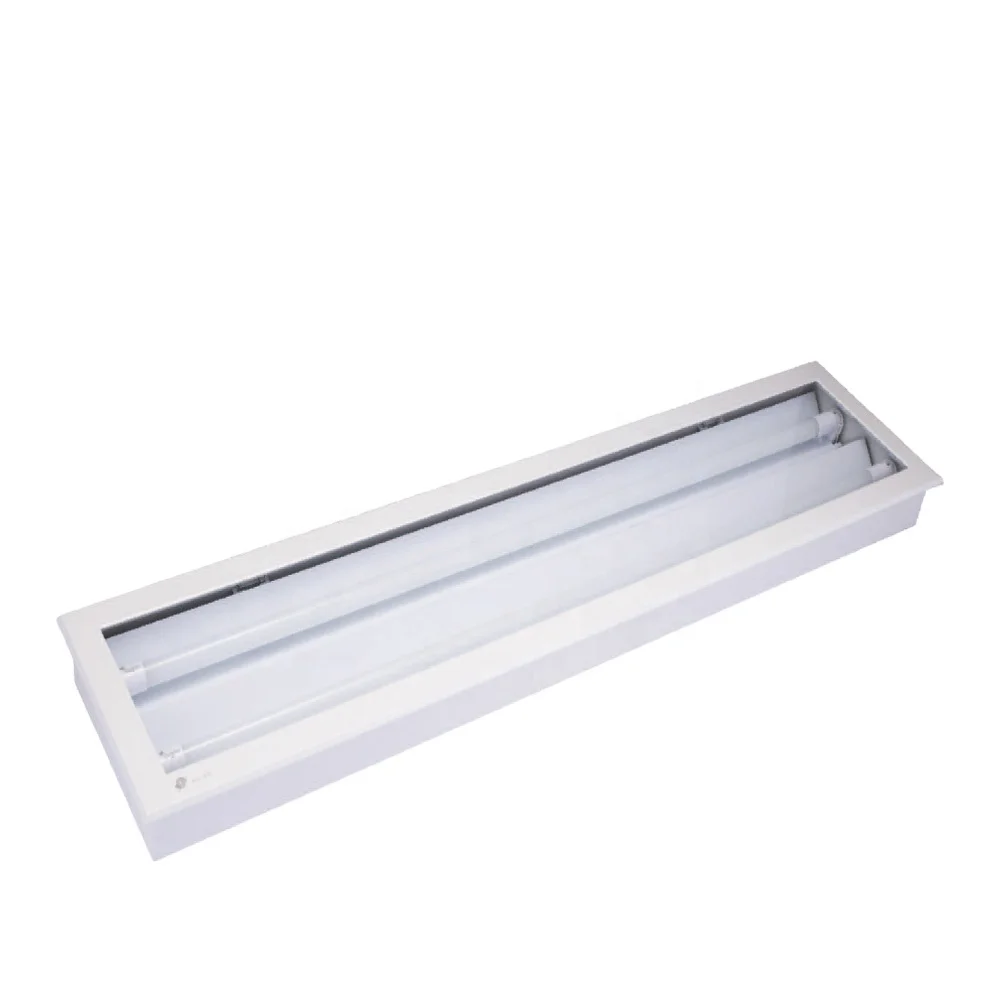 2*2 2*4 flush mount down access led cleanroom fluorescent light fixtures