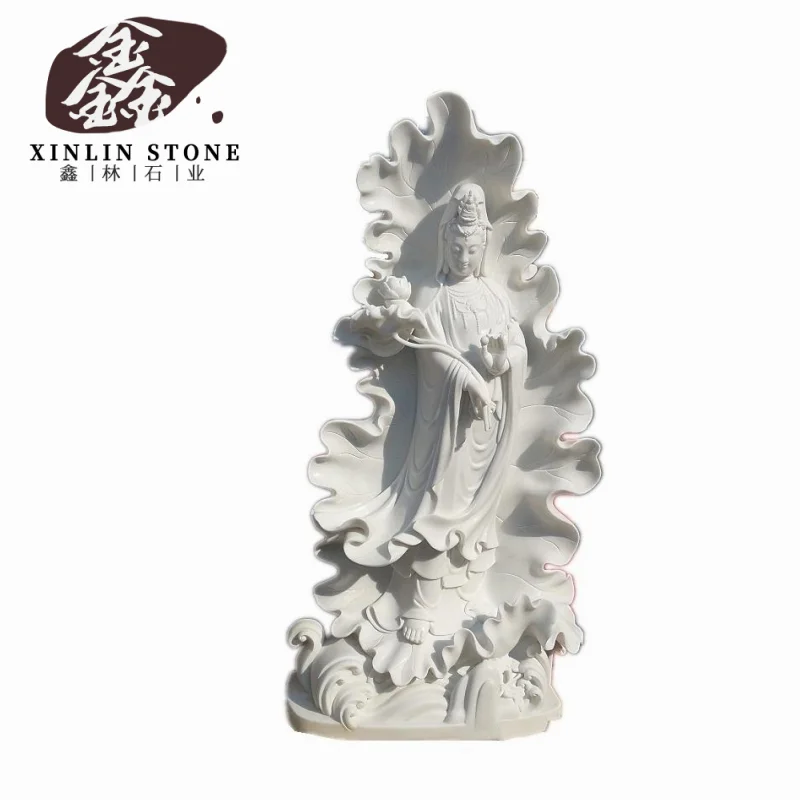 stone naked women nude statue carved outdoor Guanyin Buddha decoration garden sculpture stone carving G602 G603