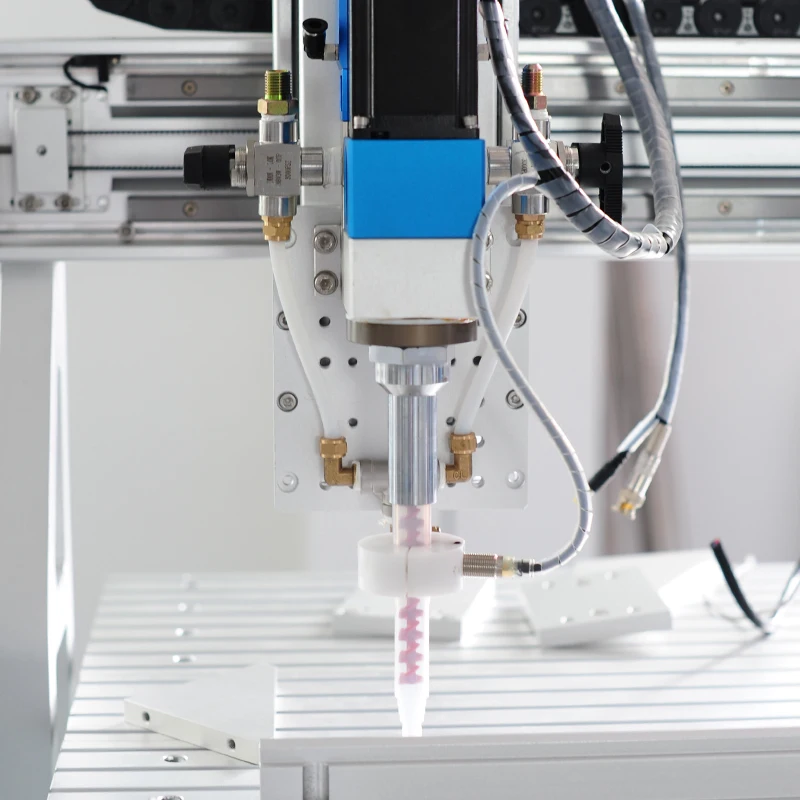 3 axis automatic Servo motor PCB PCBA ab two component silicone epoxy resin glue dispensing mixing potting filling machine