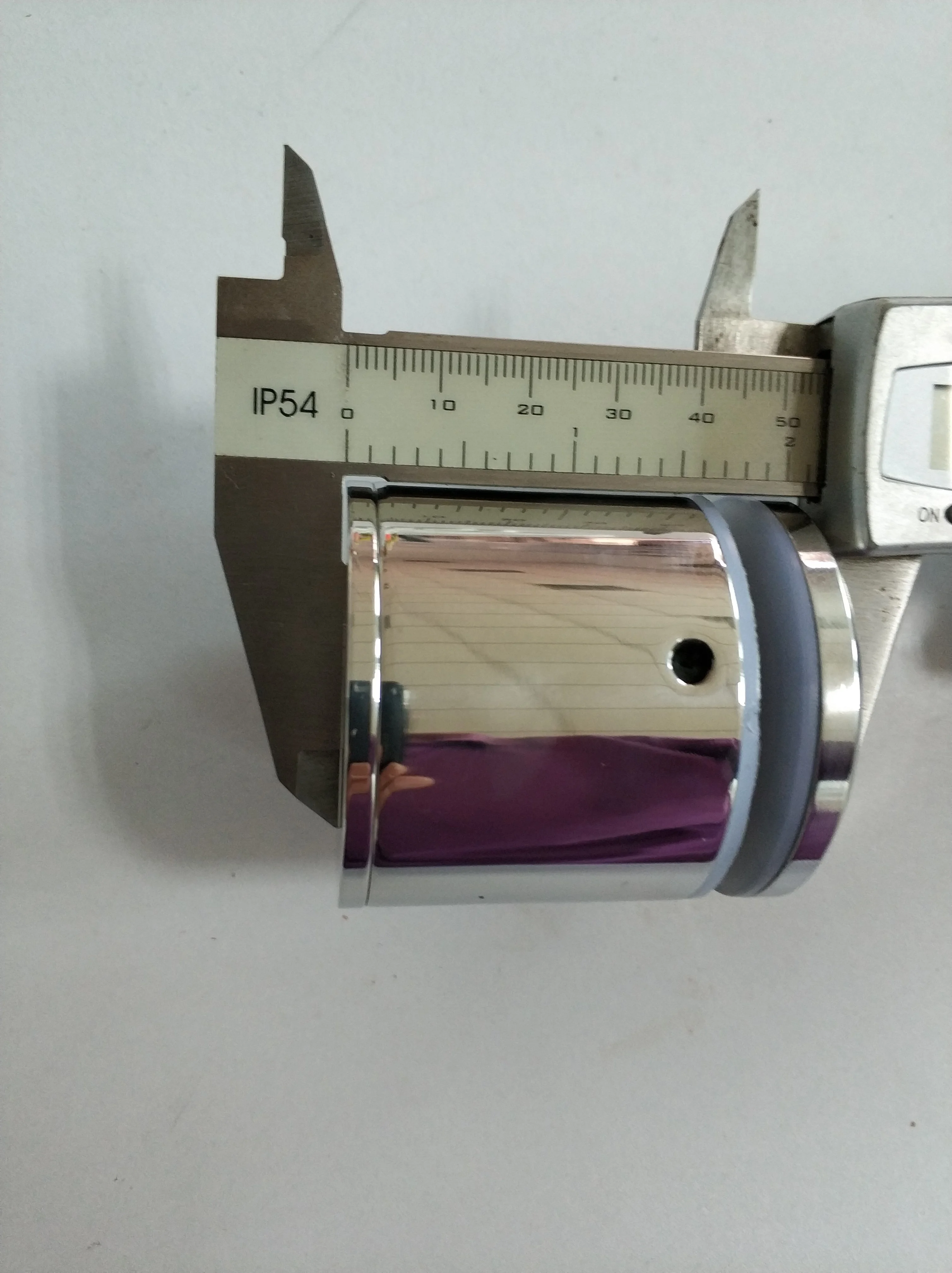 Everstrong stainless steel solid round  glass holder or standoff  for stair railing