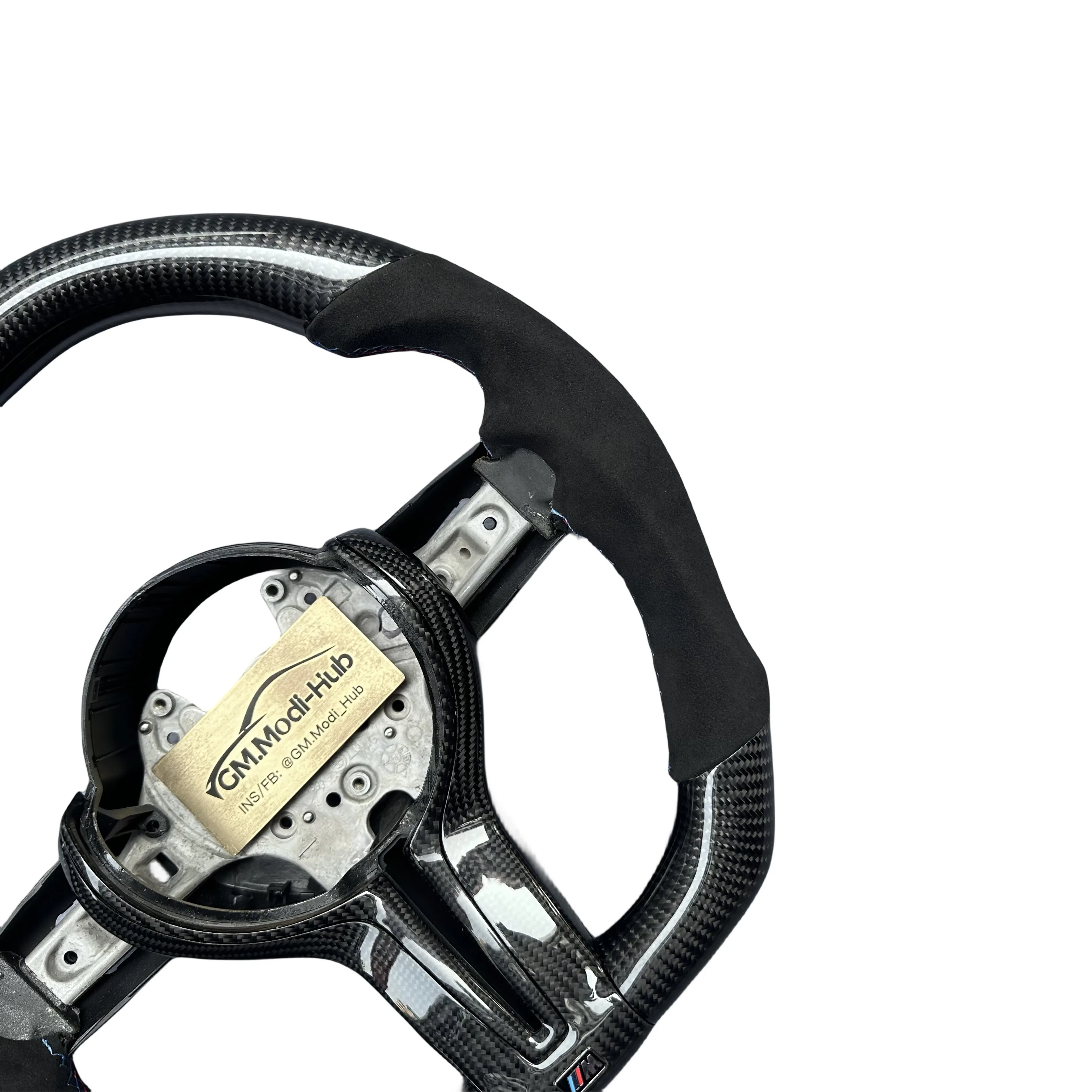 GM.Modi-Hub 100% Real Carbon Fiber Steering Wheel  For BMW M2 M3 M4 F20 F30 F48 F80 F82 F83