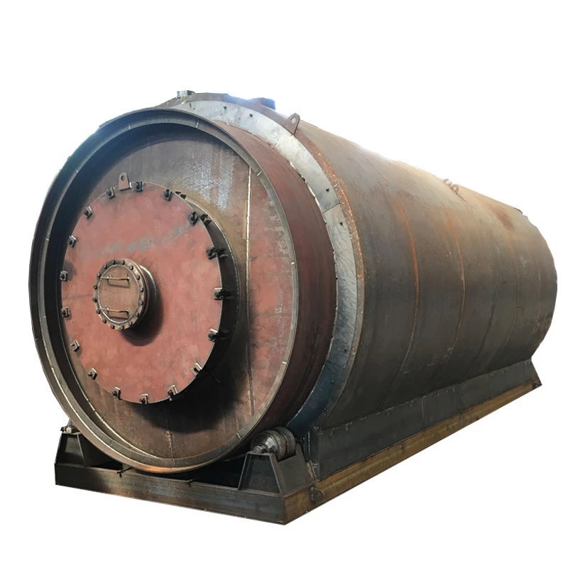 High Profit Low Price Semi Automatic Waste Tire Recycling Equipment Pyrolysis to Fuel Oil Plant