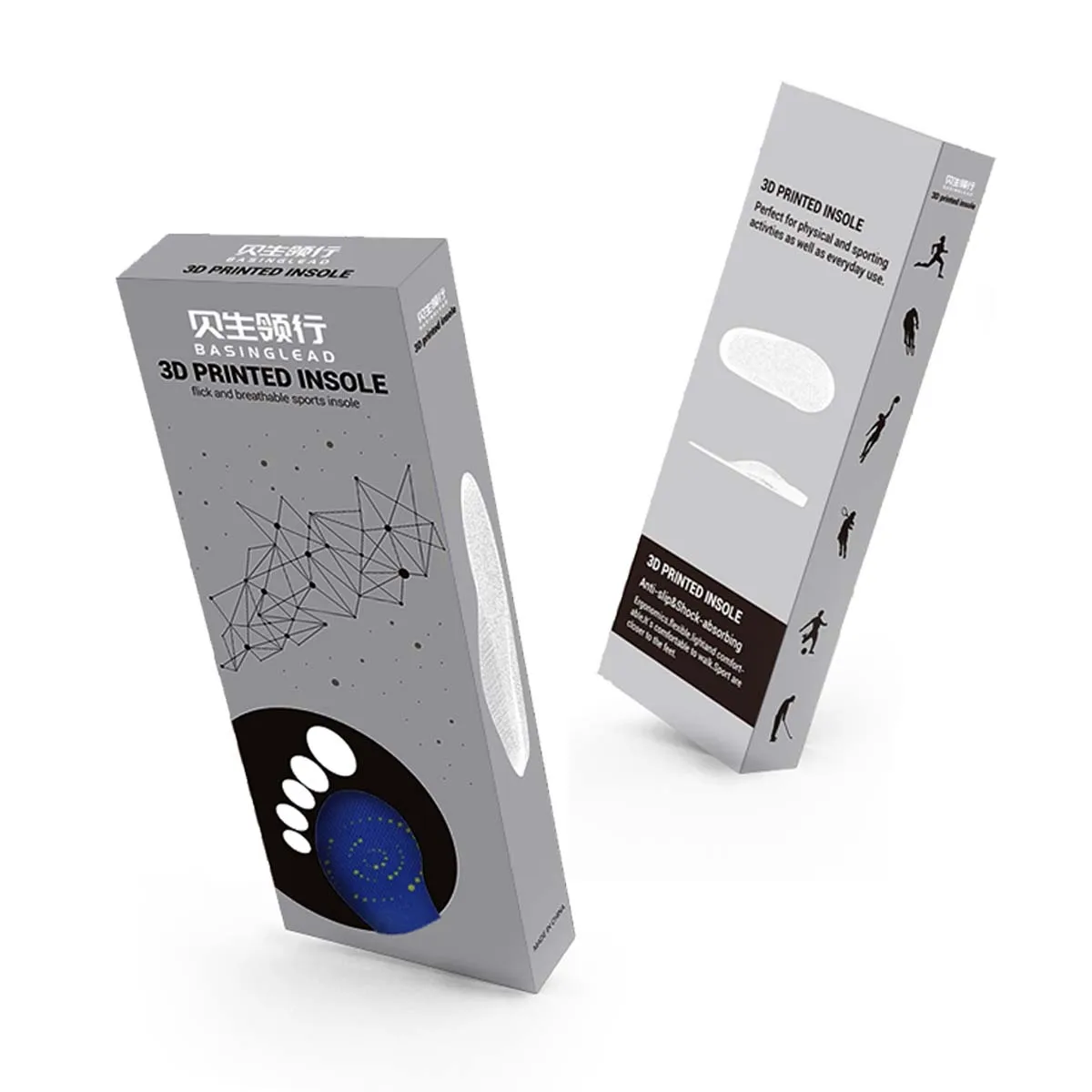 Invisible corrective and heightening insole accessories