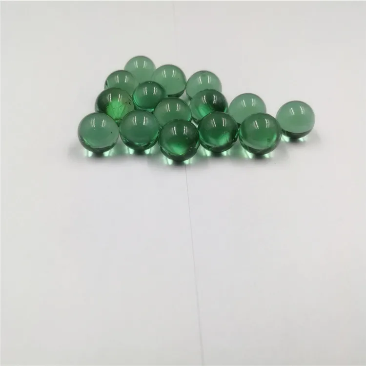 2024 best selling 14mm 16mm crystal glass balls green glass marble