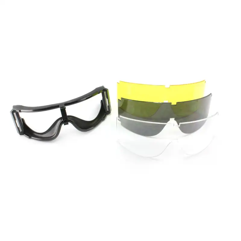 High Quality Windproof Ballistic Tactical Goggle Uv400 Tactical Glasses For Men
