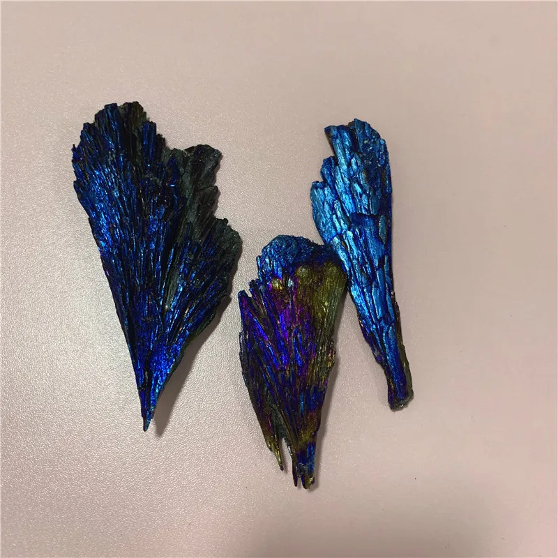 Irregular shape natural aura healing quartz clusater plated Black tourmaline