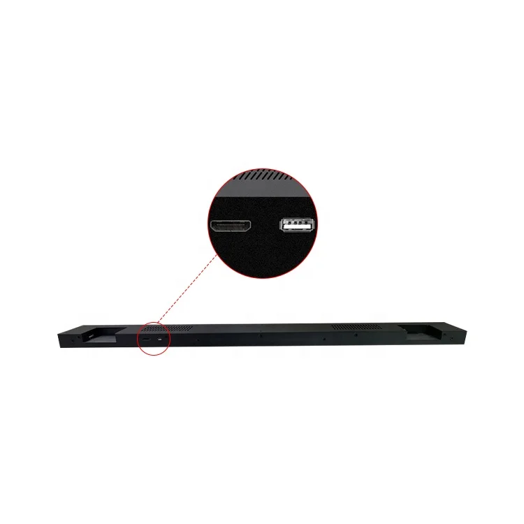 23.6 To 47.7 Shelf Edge Ultra-wided Stretch Bar Screen Indoor LCD Customized Size Commercial Information Display Monitor