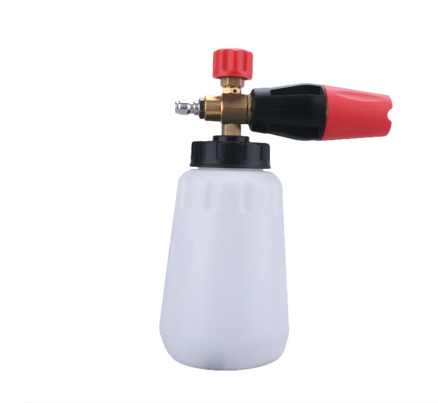 Car Wash Foam Bottle High Pressure Snow Foam Lance Soap Bottle With 1/4 Quick Release Connector Auto Cleaning Tools
