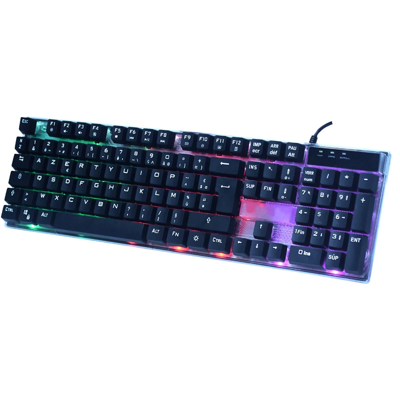 Wholesale gaming keyboard multimedia computer PC gaming keyboard for professional gamers