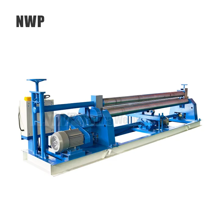 3-rollers Sheet Metal Machanical Full Automatic Rolling Machine For 10/2500mm Plate Bending