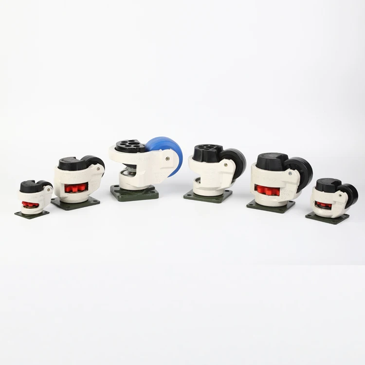 WH Facoty  FUMA  60F Nylon Wheel Top Plate  foot master heavy duty GD60f adjustable casters