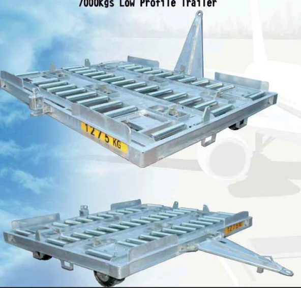 Aircraft 7T GSE Container Dolly /Airport Pallet Dolly Aviation Dolly