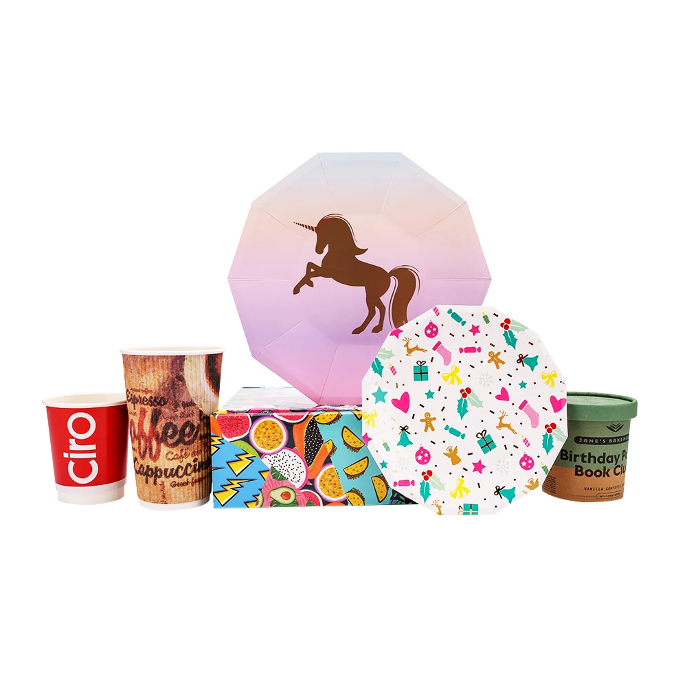 
Disposable custom christmas themed paper plate manufacturers 