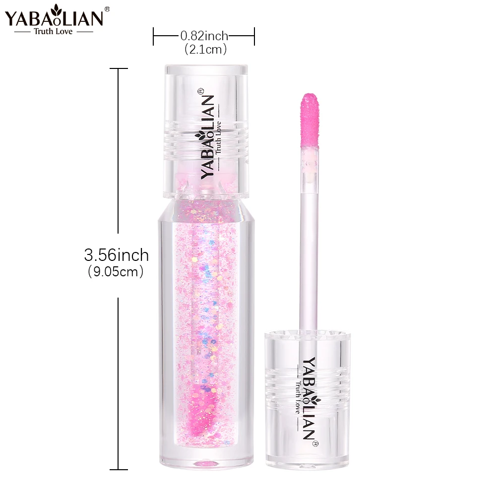 NEW Color-changing Sequins Lip  Gloss  Liquid Lipstick  Glossy Lips Moisturizing Lasting Color Private Label Factory