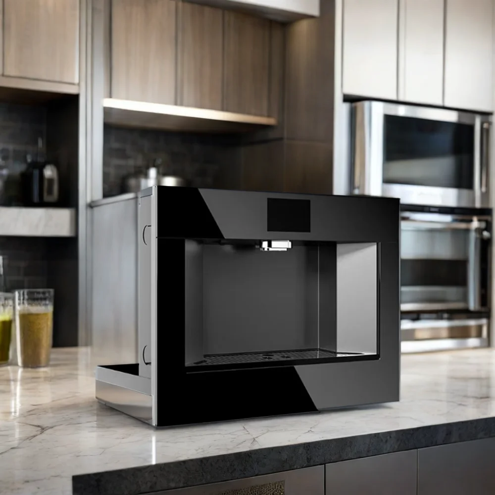 Kitchen Wall-Mounted Hot & Cold Stainless Steel Water Dispenser Built-in Filtered Sparkling Water System for Household Use