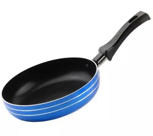 Huochu Cheap Price 12 CM Pressed Nonstick Aluminum Mini Egg Frying Pan for Home Kitchen Cooking