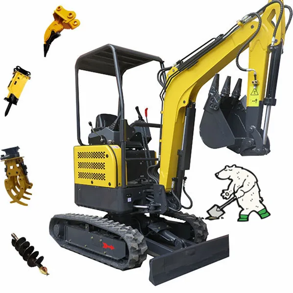 2 ton EPA engine export mini crawler type excavator with side swing function for sale