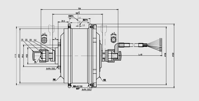 2024 mxus GDF07 GDR08 20' 24' 26' 28' inch front wheel hub motor 36v 250w 350 watt electric bike conversion kit