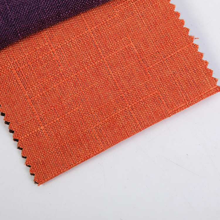 150cm Pure Linen 300gsm European Fabric Red Fabrics For Bed Linen