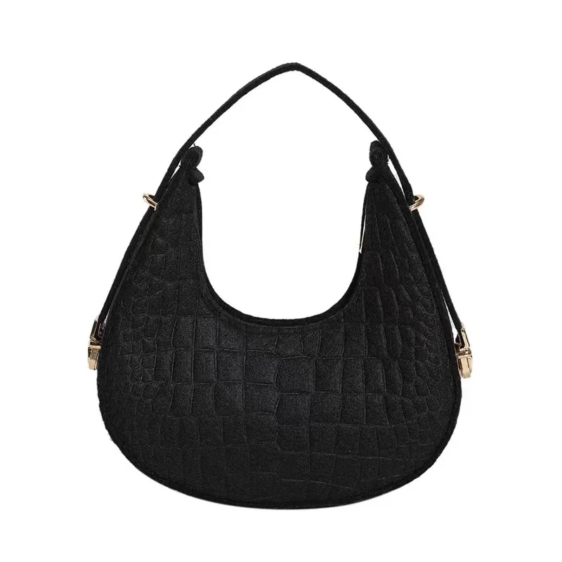 2024 new women bags luxury silver handbags for women quality bag with wide chian creative handbag