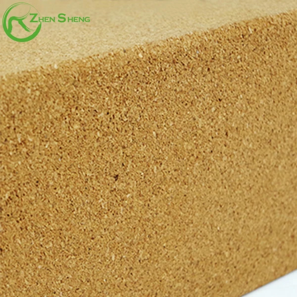 Zhensheng Nature Cork Yoga Block Laser Logo