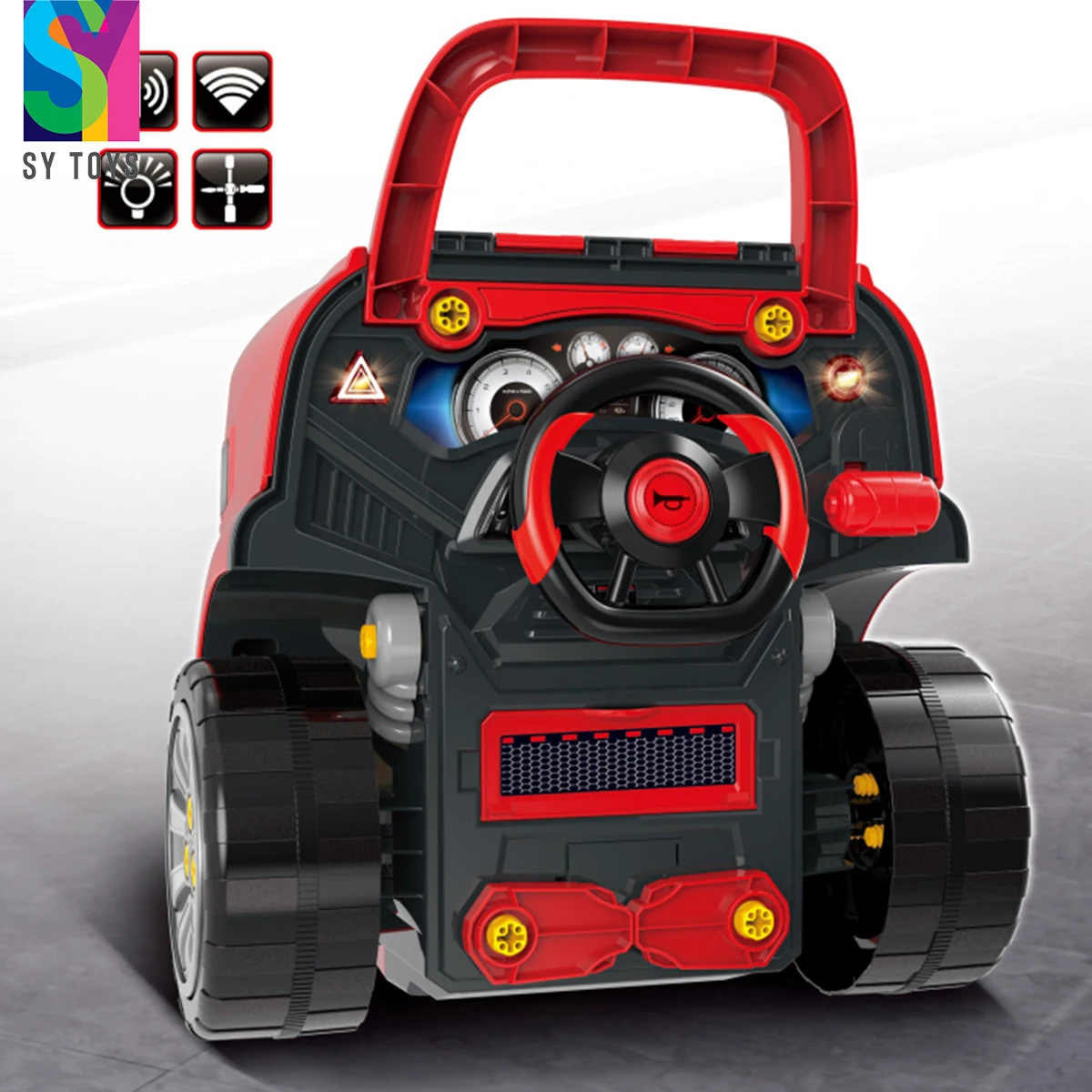 SY TOYS Multi-Function RC Car Workshop Toy Set For Kids Engine Disassembly Play With Truck & Mechanic Car Repair Top Kids Toy