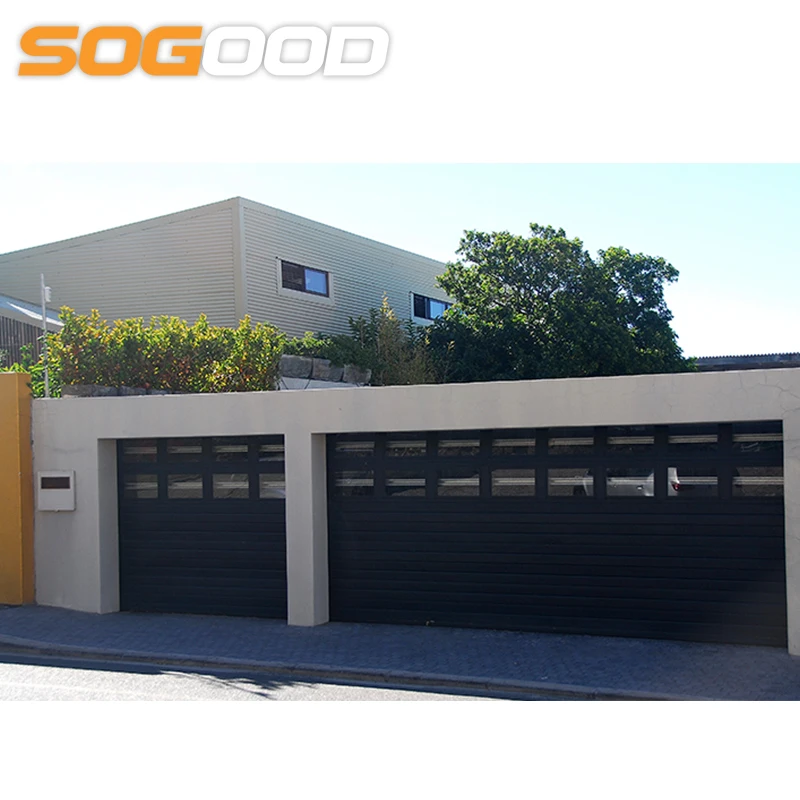 40mm thickness polyurethane foam inside electric steel garage door