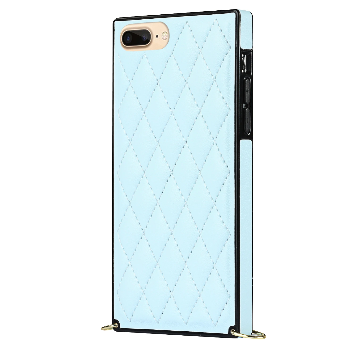 Fashion shockproof case back cover for iPhone 8 Plus, For iPhone 11 XR Cross shoulder phone case