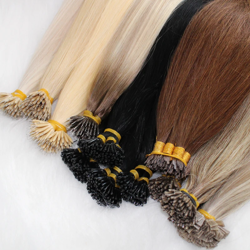 Luxury Human Silky 24 Inch 26 Inch Nano Tip Locks Hair Extensions With Factory Wholesale Price