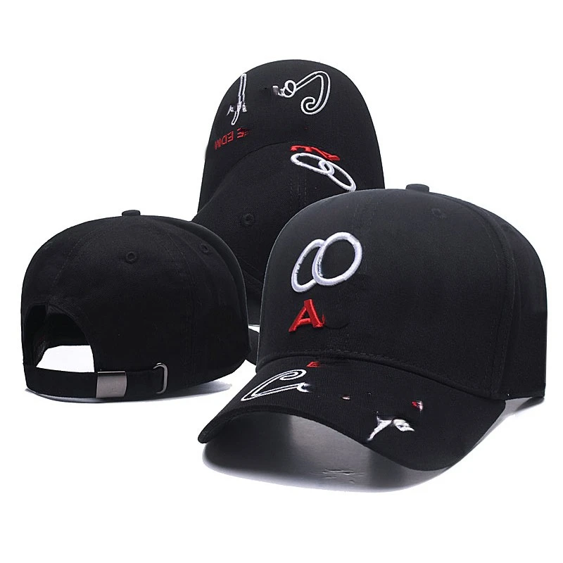 Custom Logo Wholesale 6 Panel New Sports Unisex Plain Embroidered Adjustable Car Baseball Fitted Caps