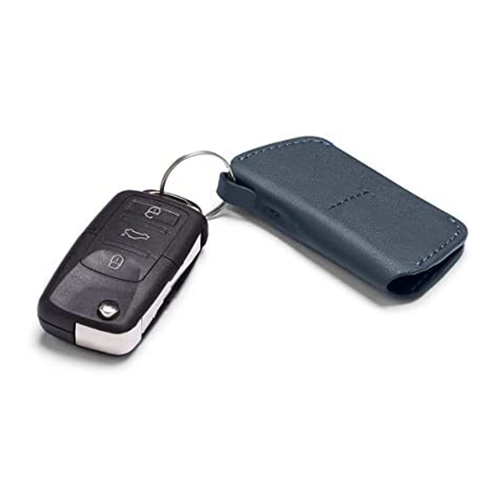 Wholesale Custom Logo High Quality Organizer Unisex Genuine Leather Key Chain Car Key Holder Cover