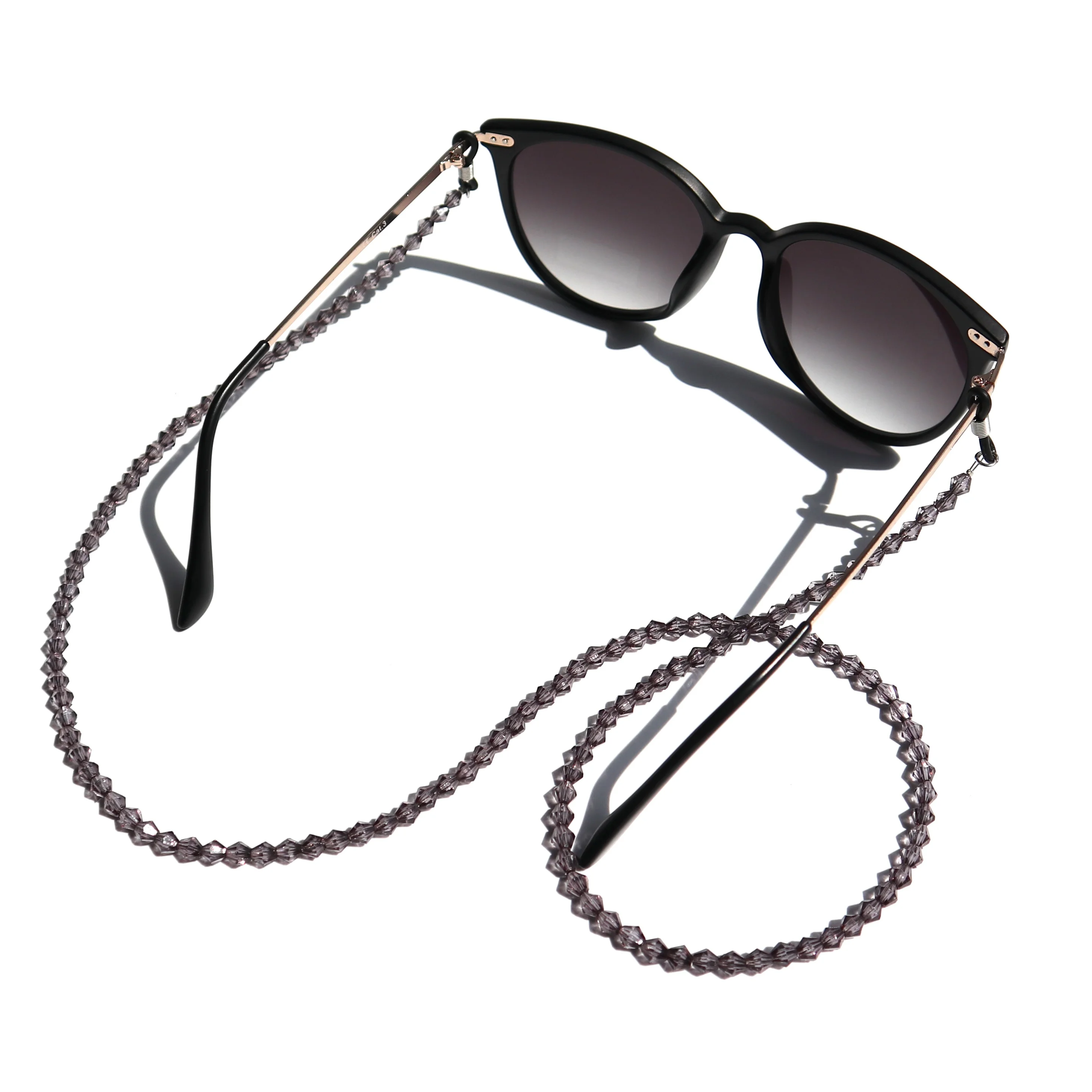 Acrylic Bead Sunglass Chain Adult Chain for Glasses Small MOQ Chain Lace Sunglasses Decoration Accessory Necklace Lanyard
