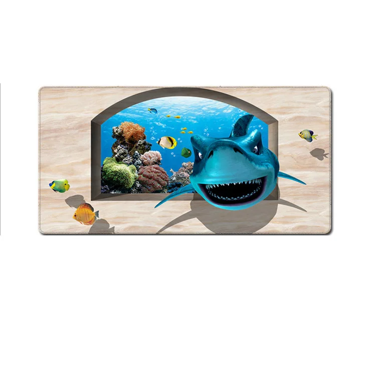 wholesale cheap fancy rubber 3D large custom sublimation cartoon anime overwatch computer gaming desk mat pad custom mouse pad