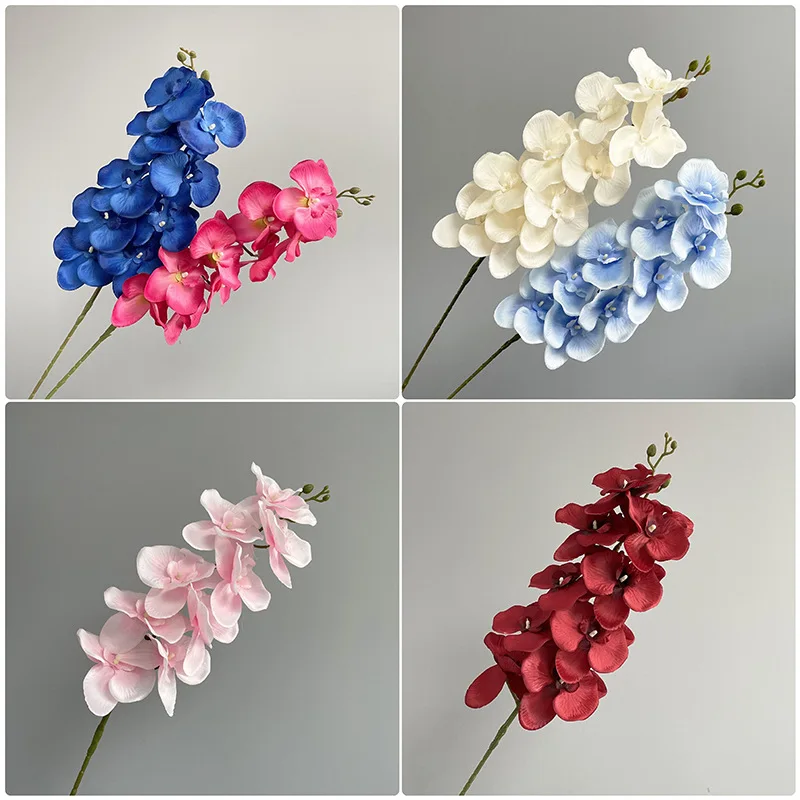 Factory Hot Sale Artificial Orchids High Quality Phalaenopsi Phalaenopsis Simulation Flower Phalaenopsis