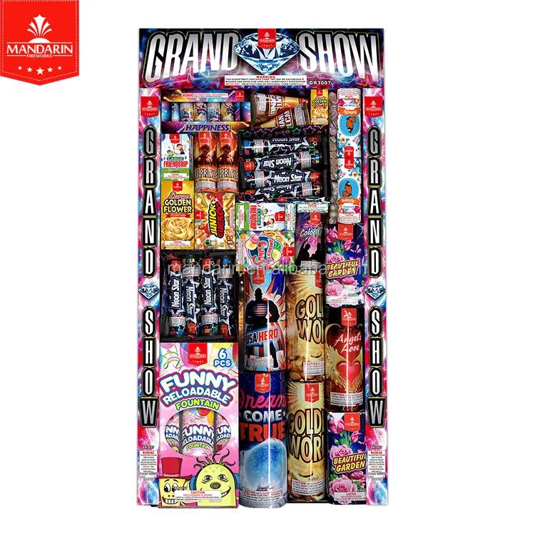 Mandarin USA PARTY family fireworks packs box pyrotechnics assortments packs fireworks happy boom