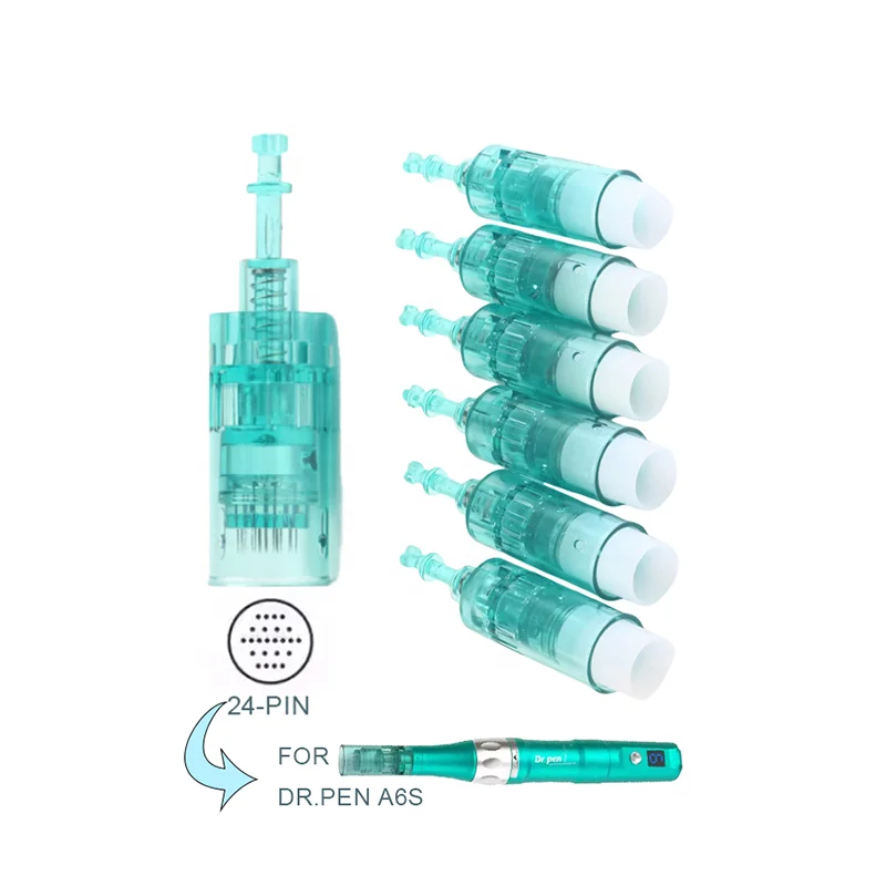 24 pins microneedling needle cartridges Dr.Pen A6S M8 automatic derma pen skin care tools beauty device machine Accessories