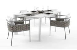 European royal style rattan outdoor furniture wicker chair set