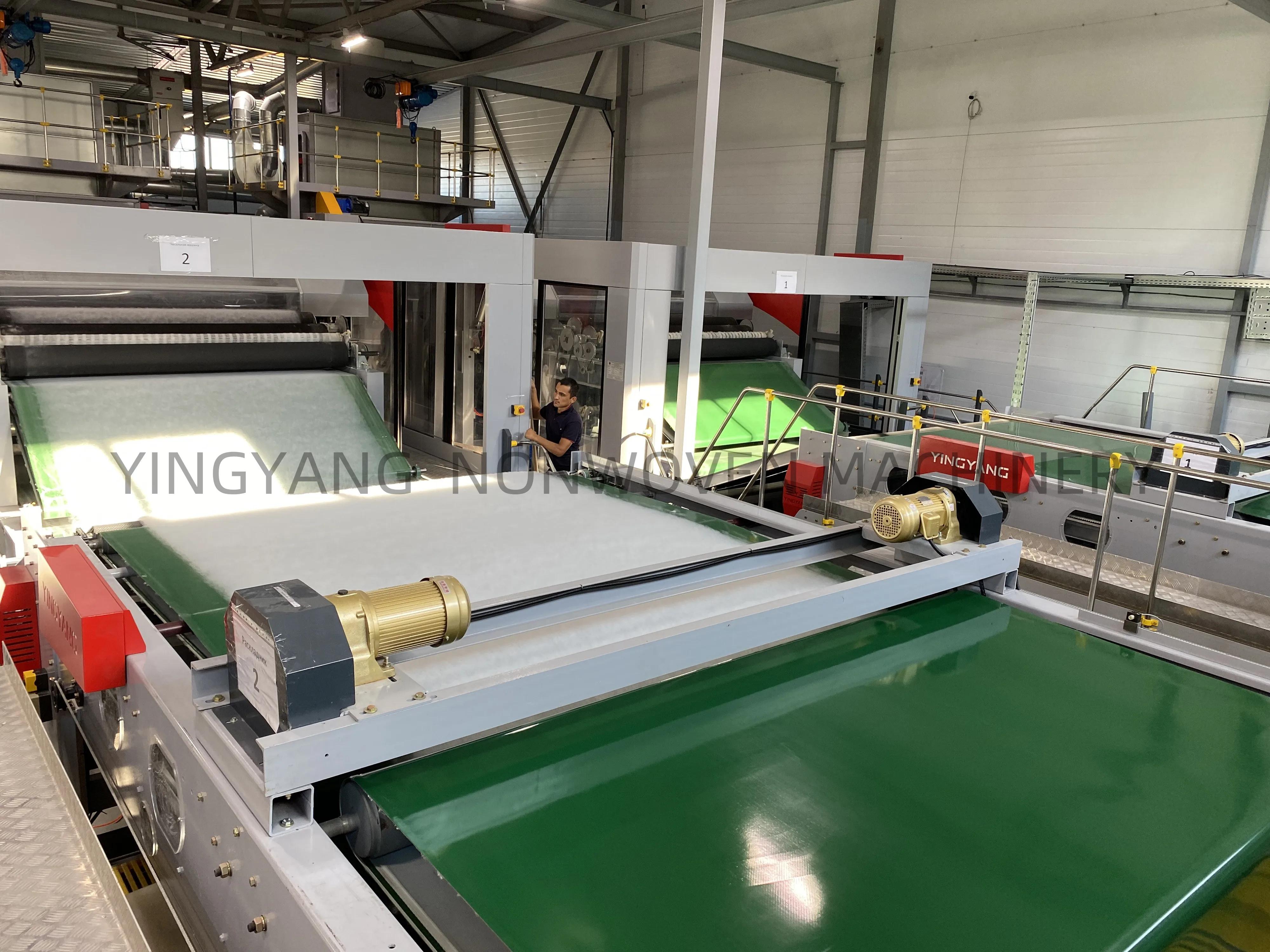 Soft thermal bonding wadding nonwoven production line for quilt material machine cross lapper machine