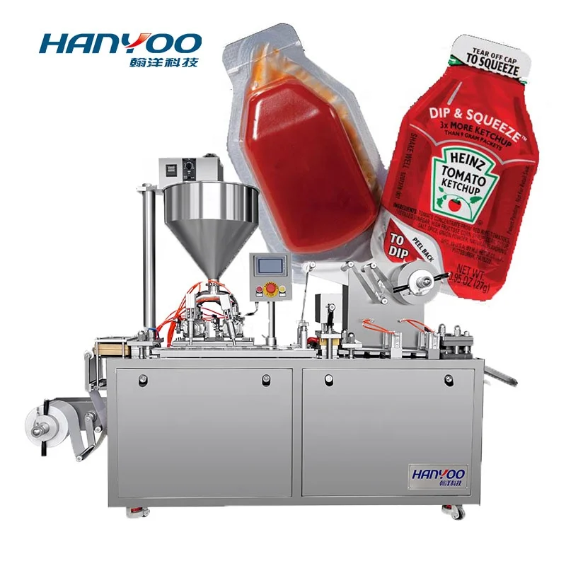 HANYOO Dpp-120y Jam Automatic Liquid Blister Packaging Packing Machine for Manufacture Price
