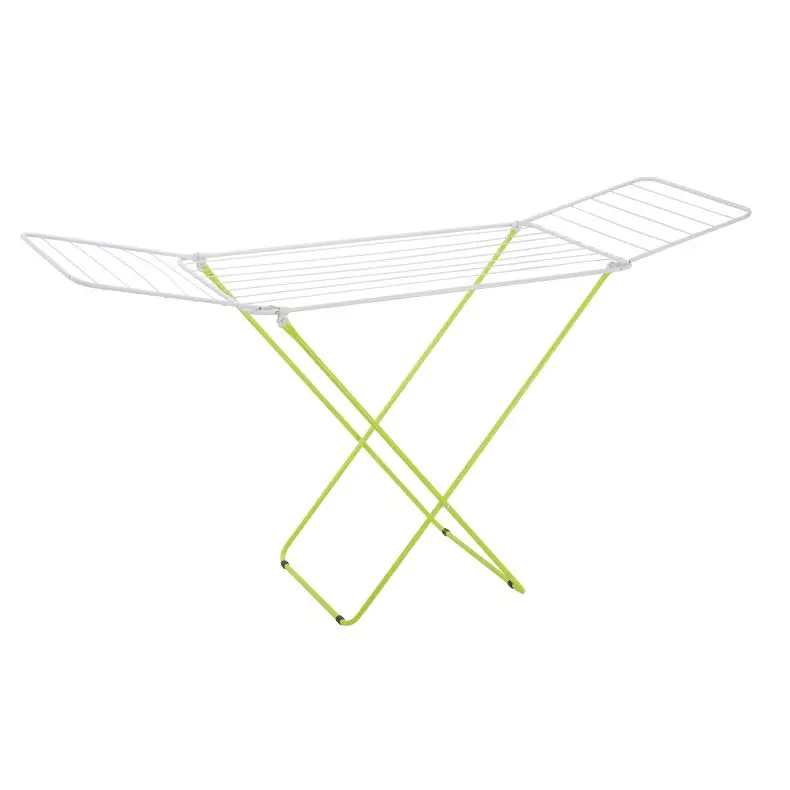 Factory Price Laundry Hangers Racks Gullwing Metal Clothes Rack Stand Foldable Stainless Steel Garment Drying Rack