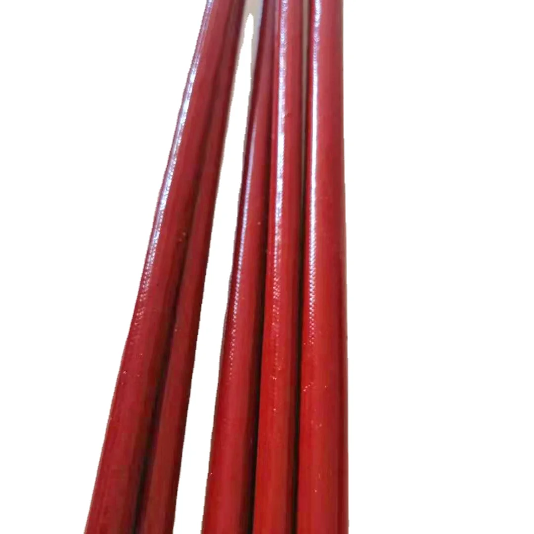 Motor winding wiring protective sleeve self extinguishing varnish silicone fiberglass sleeve 2753 silicone resin fiberglass tube