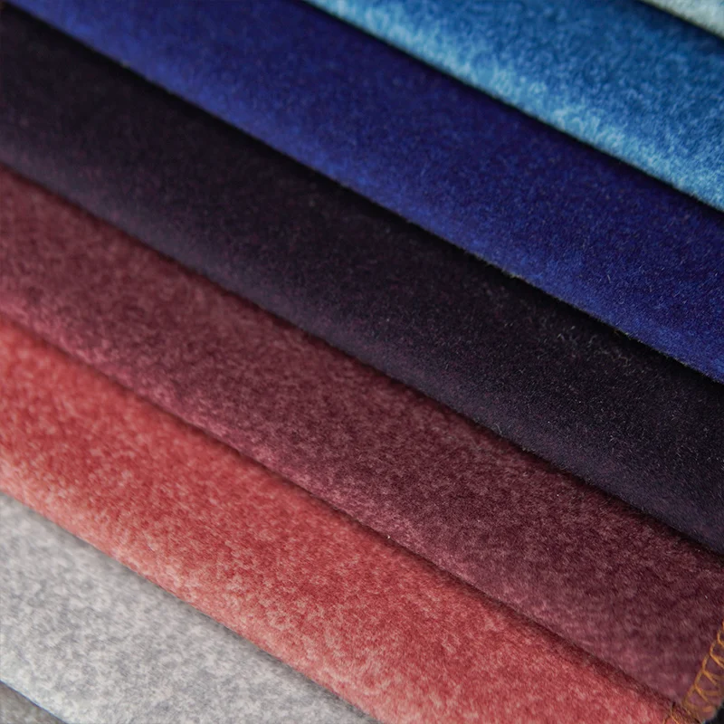 2022 Chinese manufacturer Printed Mosha velvet Wholesale high quality new design italian velvet printed fabric